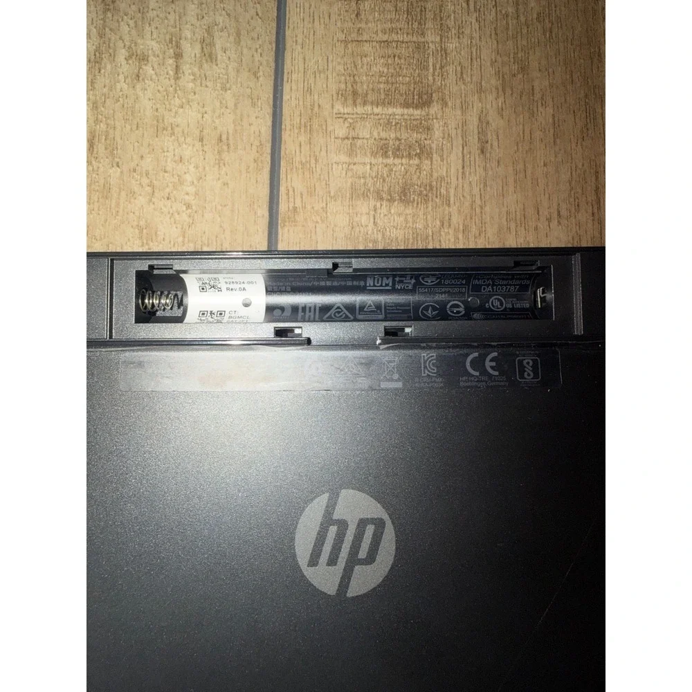 HP Wireless Keyboard Black Slim Full Size Numeric Keypad 928924-001 HSA-P001K